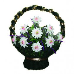 Корзина цветов на могилу