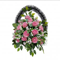 Корзина цветов на могилу