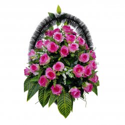 Корзина цветов на могилу