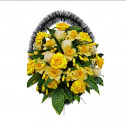 Корзина цветов на могилу