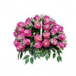 Корзина цветов на могилу