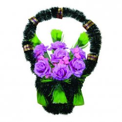 Корзина цветов на могилу