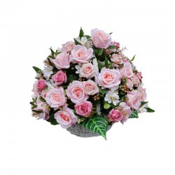 Корзина цветов на могилу