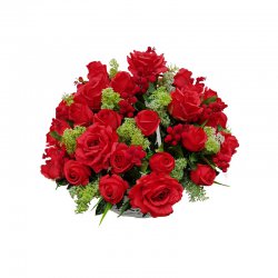 Корзина цветов на могилу