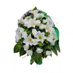 Корзина цветов на могилу